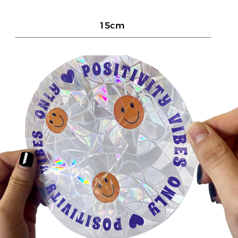 PVC dier kleurrijke anti-botsing glassticker, 6 stuks