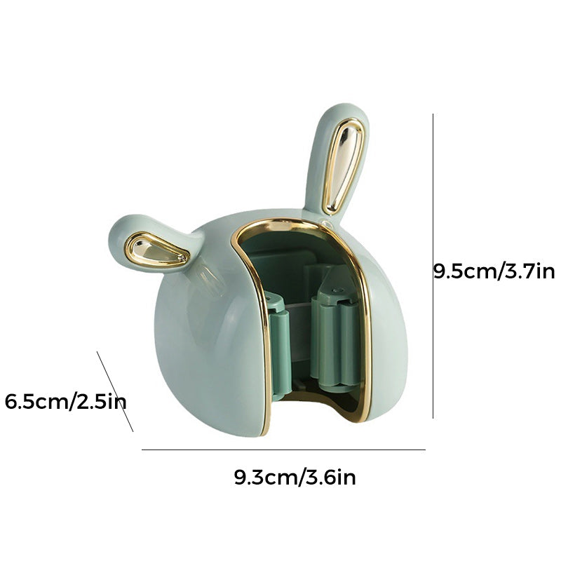 Schattige konijnenmophouder