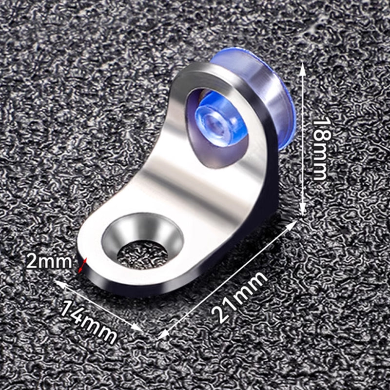 Gelegeerde bordhouder met zuignapbasis