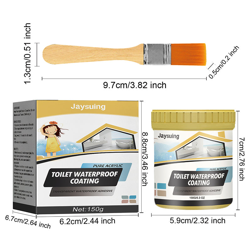 Heldere waterdichte patch- en afdichtingsvloeistof