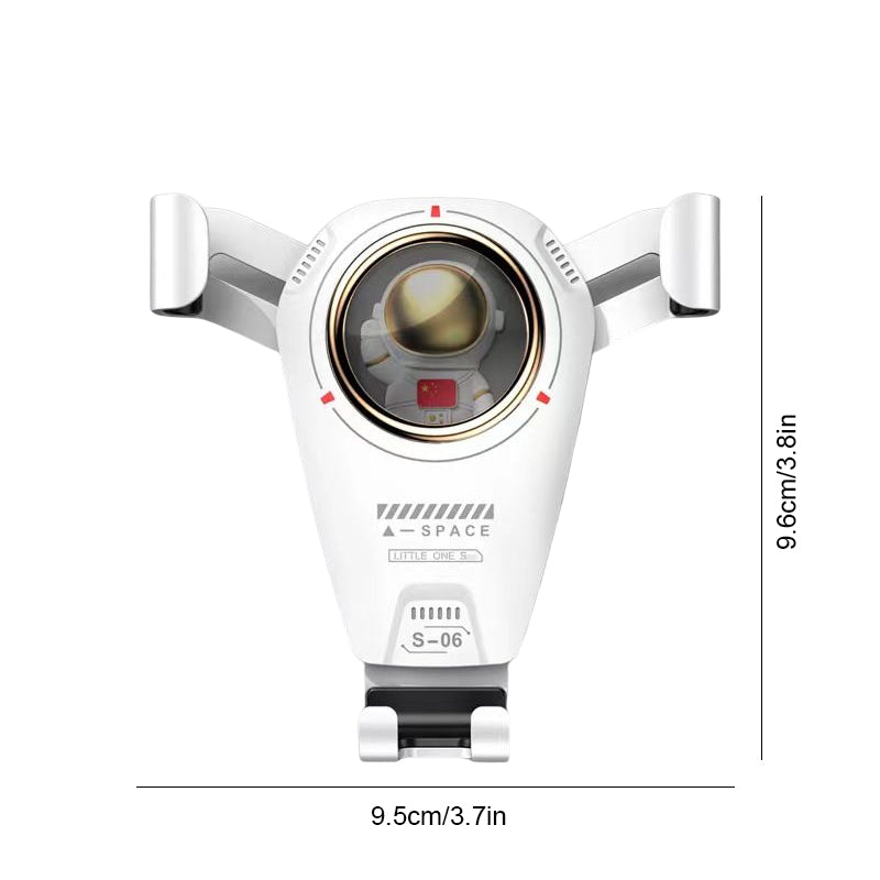 Astronaut zwaartekracht telefoon navigatie beugel