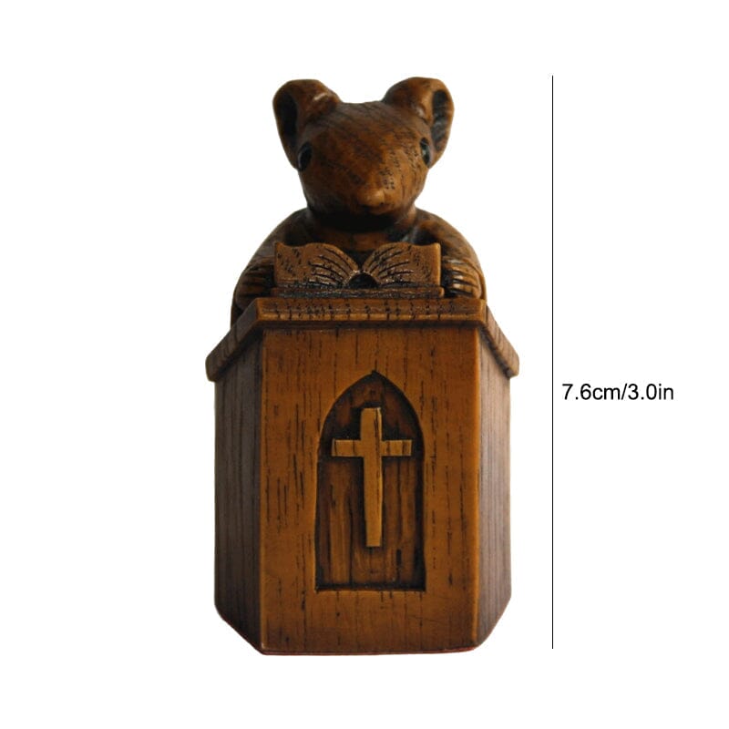 Kerk muis decoratie