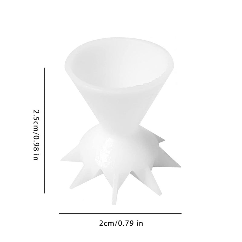 Gieten van verfbloem Gesplitste kunstbeker