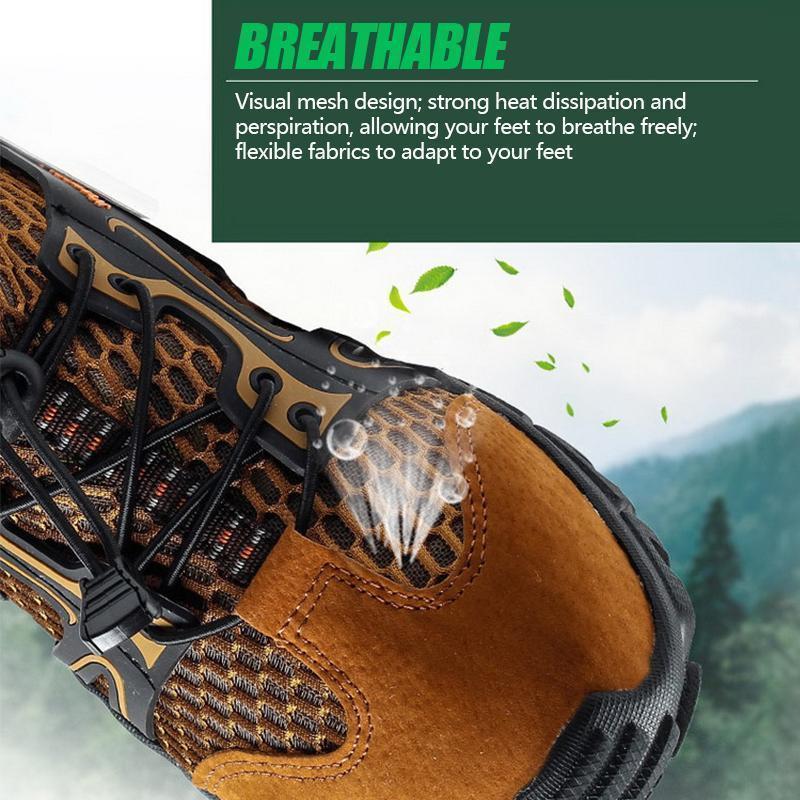 Outdoor wandelschoenen van ademend mesh