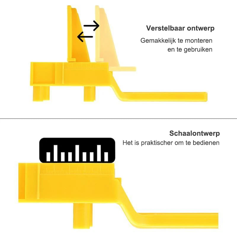 Boorgeleider voor hout deuvelgaten
