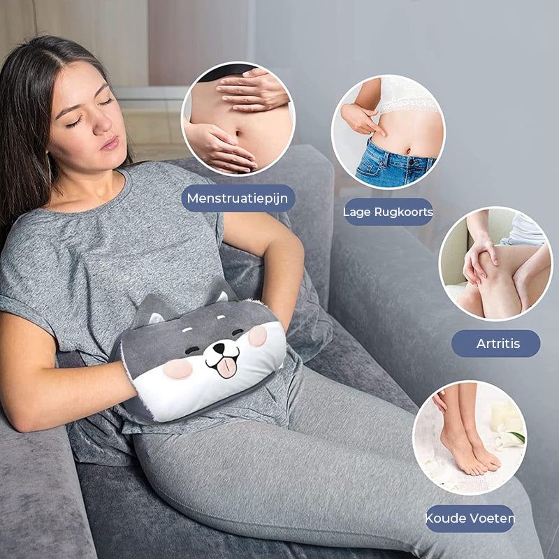 Pluche hervulbare warmwaterzakriem