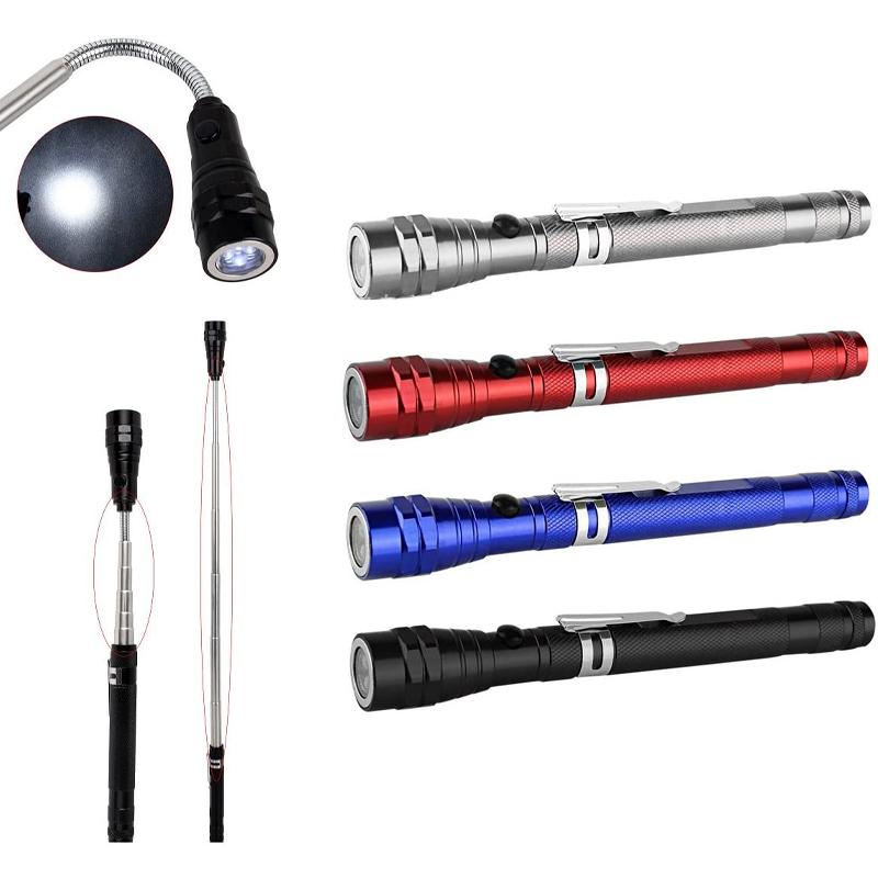 Telescopische magnetische pick-up zaklamp