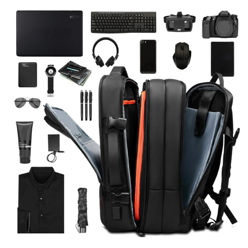 Waterdichte computerrugzak met USB-oplaadpoort