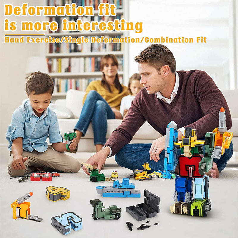 Speelgoedvervorming Nummer Transform Robot