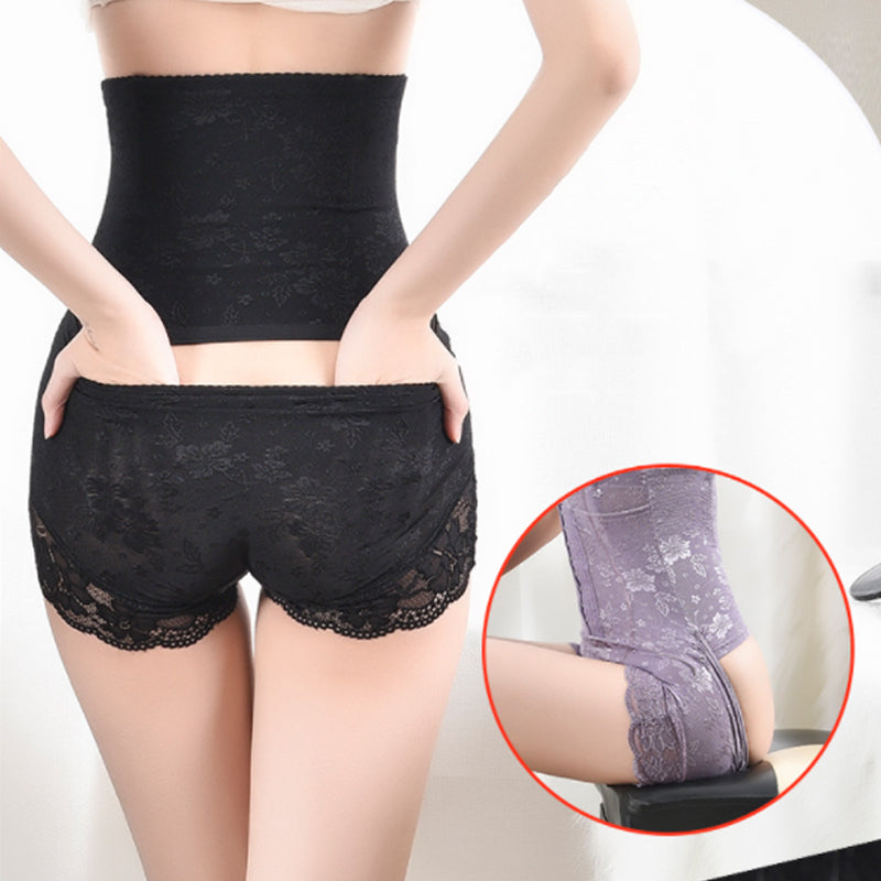 Hoge taille buik vermagering shorts