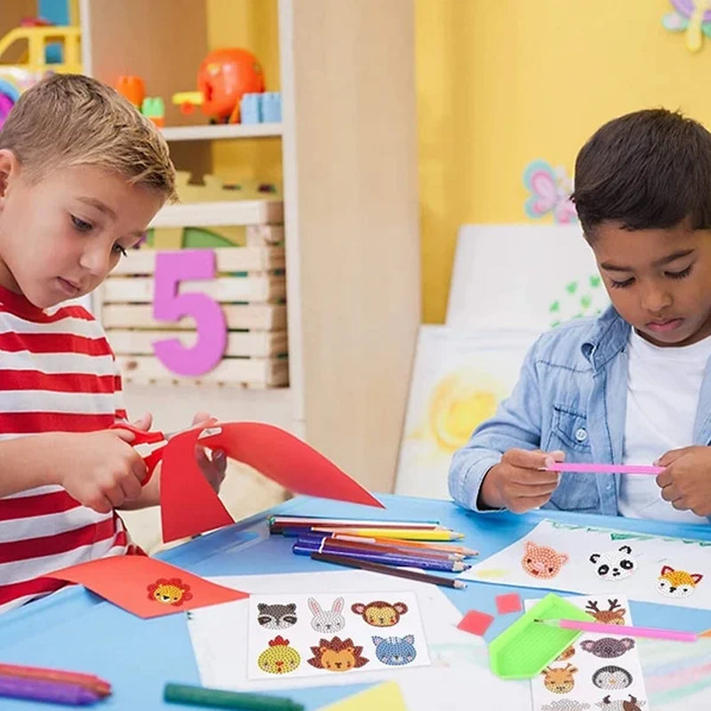 DIY kinderen gratis stok cartoon diamant schilderij