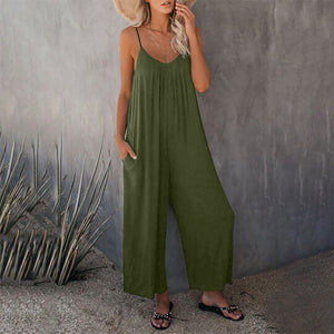 Loose Cami Stretchy Jumpsuit