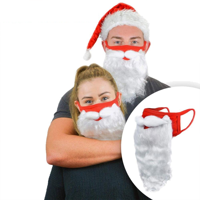 Schattige kerstman baard