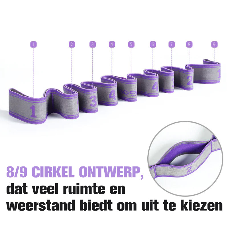 Yoga fitness training weerstandsband