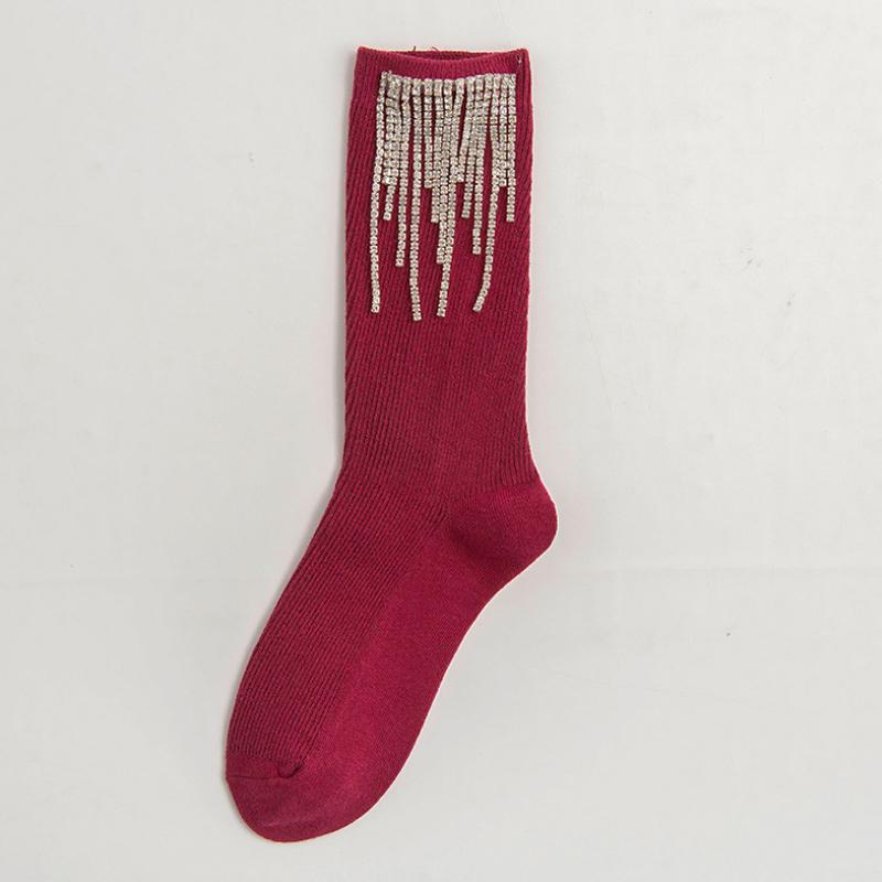 Damessokken met kwastjes