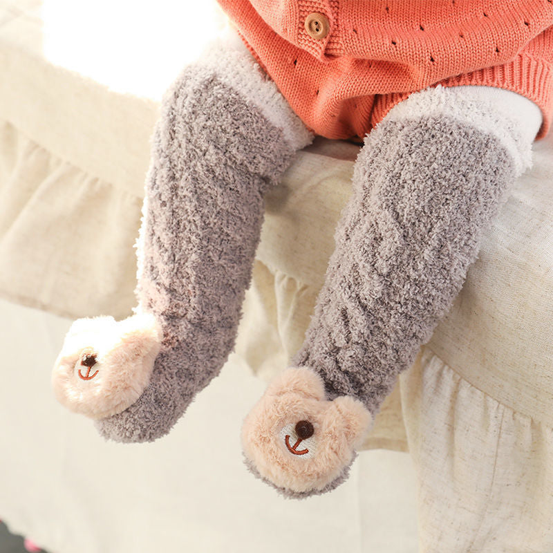 Baby Winter Fluffy Fuzzy Slipper Sokken