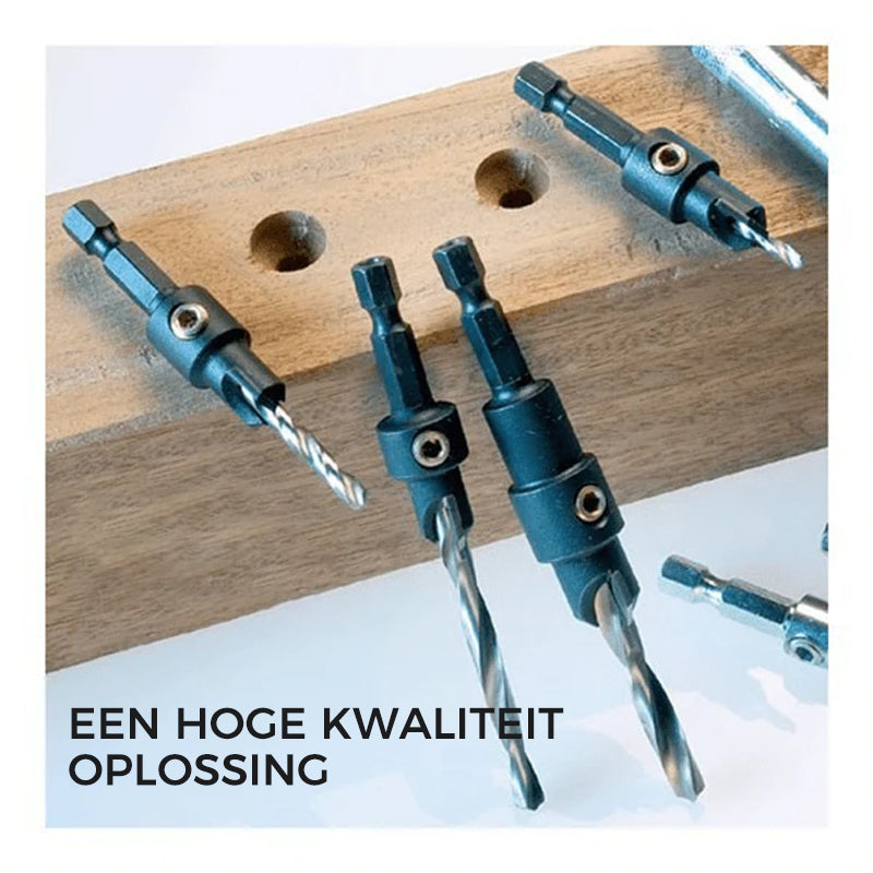 Verzinkboren (set van 5)