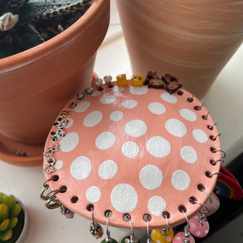 Leuke Paddestoel Oorbel Houder