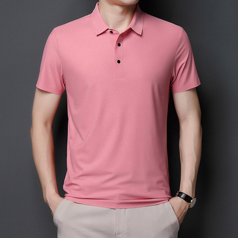 Poloshirt ijszijden revers T-shirt