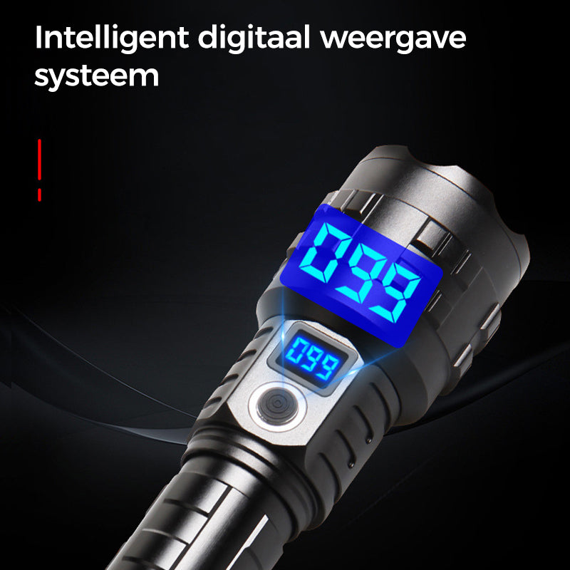 Oplaadbare tactische laserzaklamp met hoge lumen