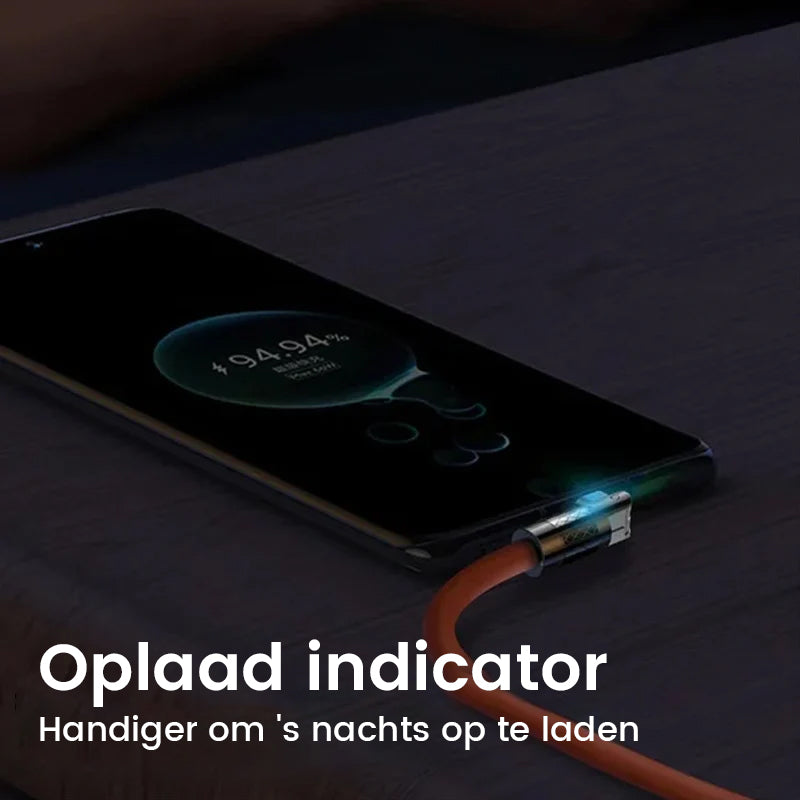 180° roterende snellaadkabel