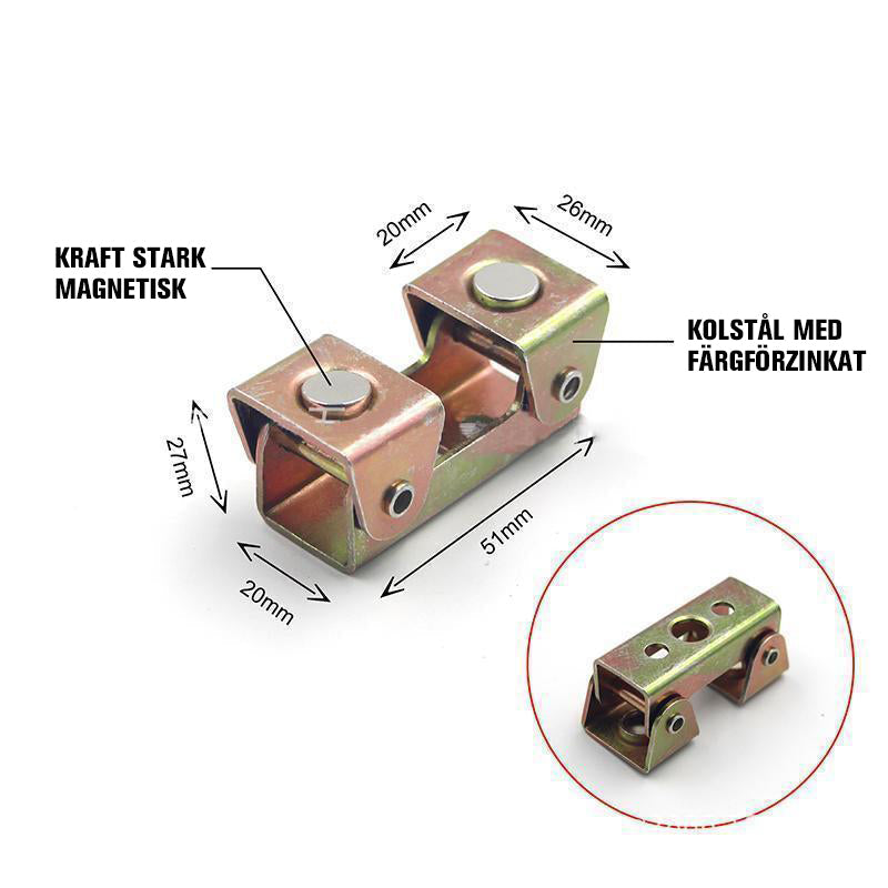 Verstelbare magnetische lashouder (2 stukken/set)