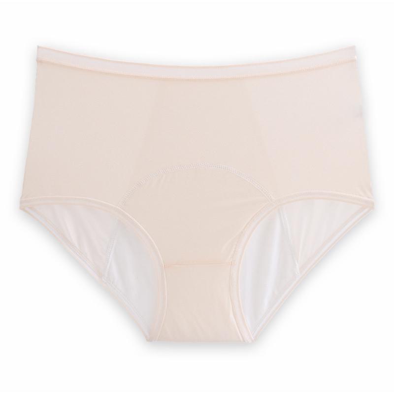 Ademend lekvrij slipje met hoge taille