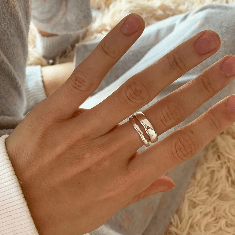 Dubbele rij geometrische verstelbare ring