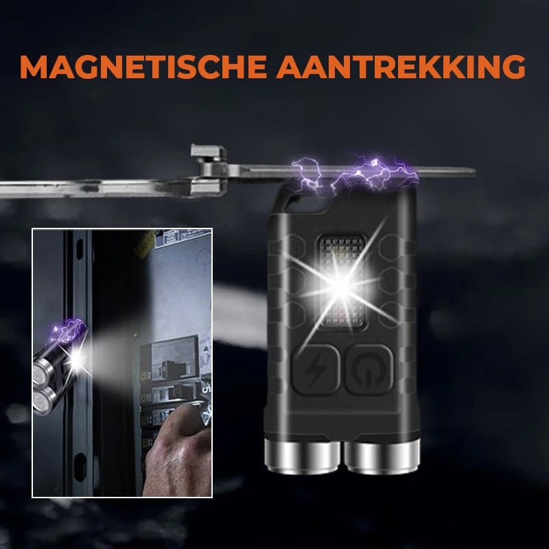 Magnetische Mini Sleutelhanger Zaklamp