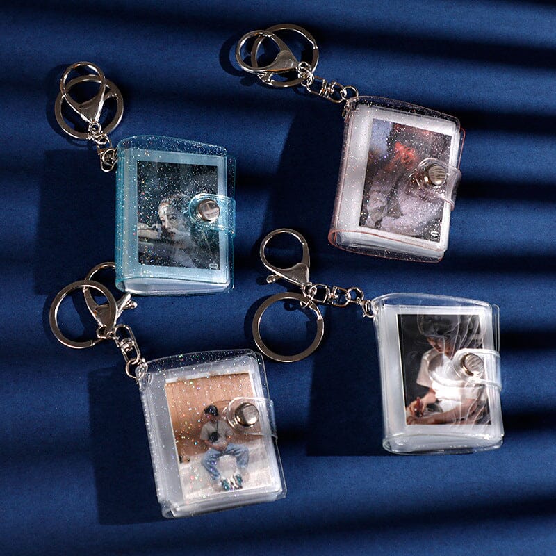 Kleine sleutelhanger met foto album