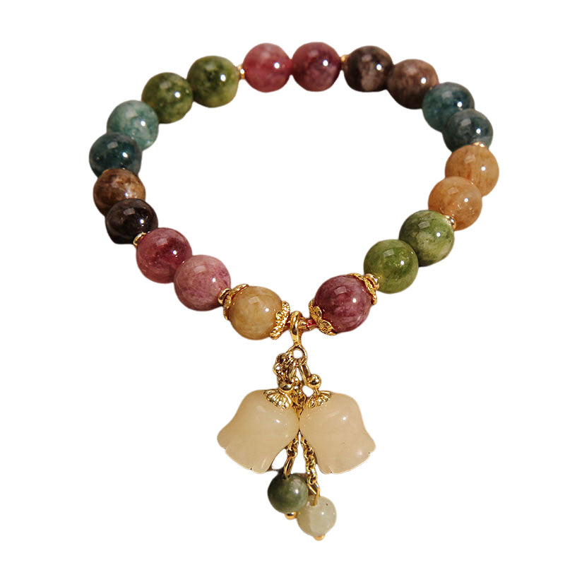 Natuurlijk gekleurde toermalijn armband