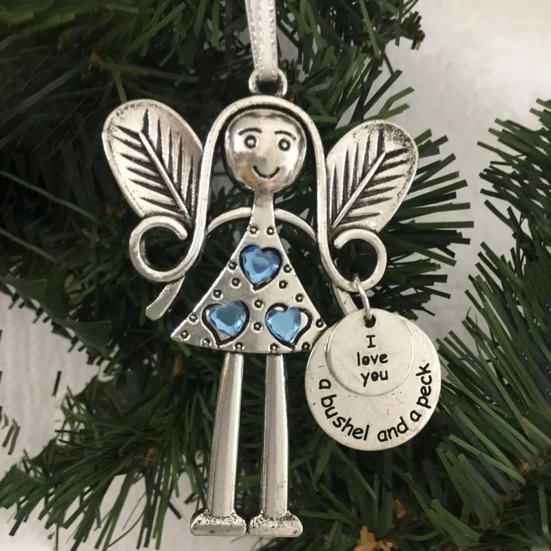 Gekke mooie vrienden voor altijd- Kerstcadeau met engelornament