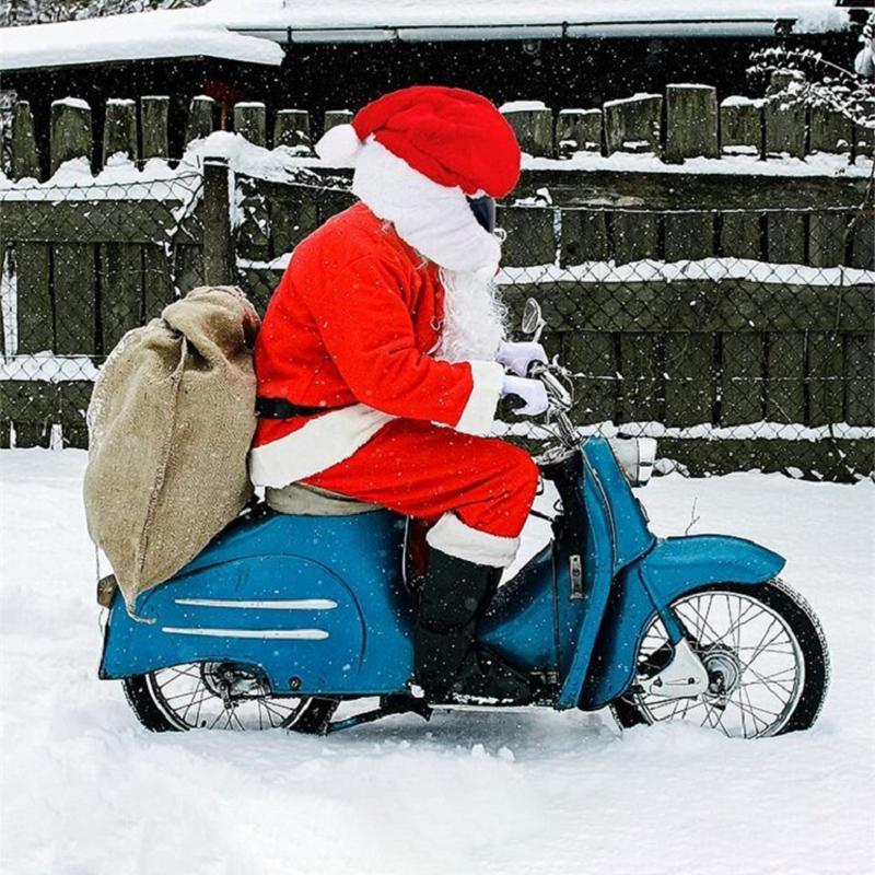 Santa Claus Motorfiets Helm Beschermer