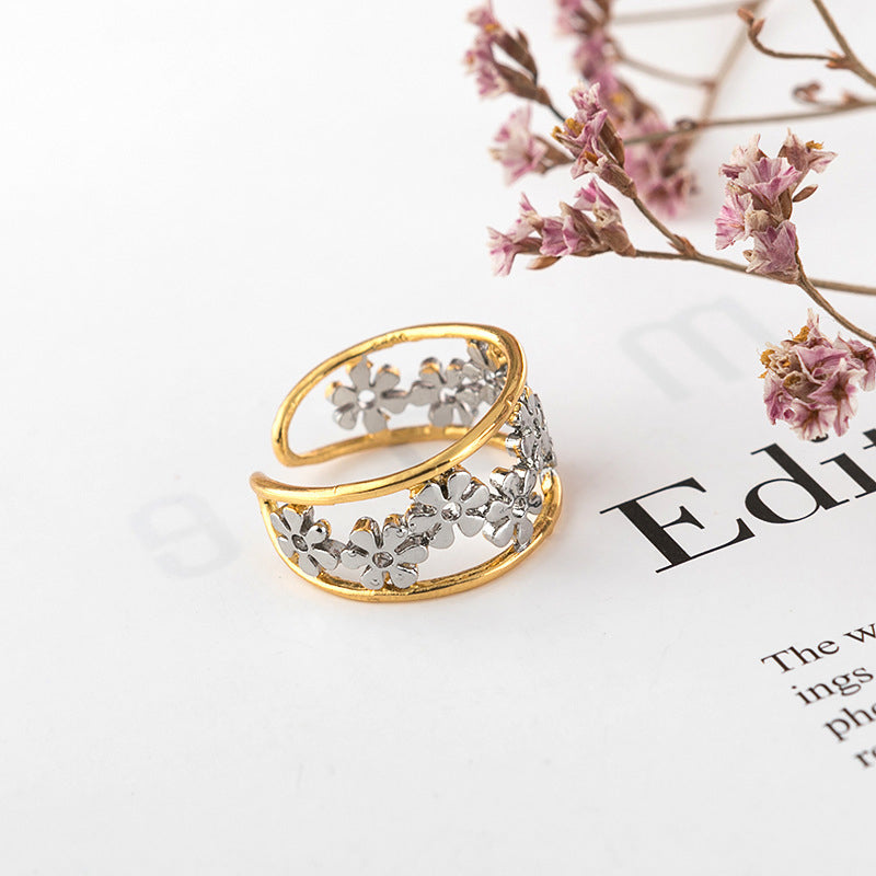 Onregelmatige holle madeliefjesring