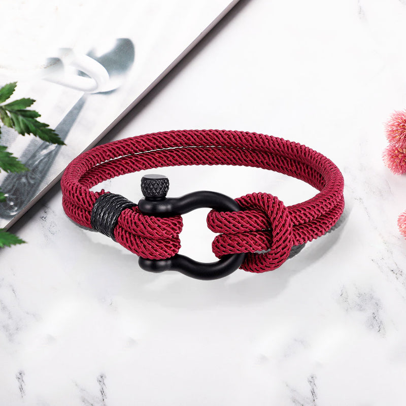 Producten Nautische gevlochten touw-armband