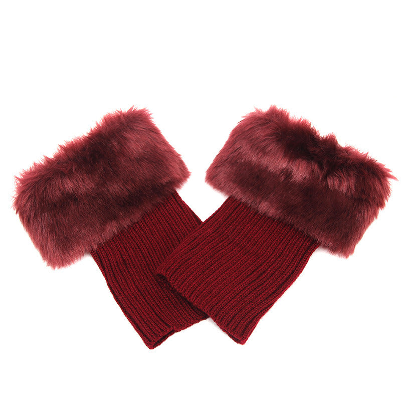 Winter korte gehaakte warme enkel sokken