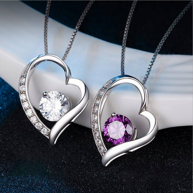 Ketting met kristallen hart