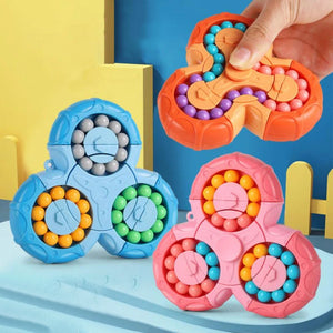 Zeszijdige roterende vingertop Rubik's Cube