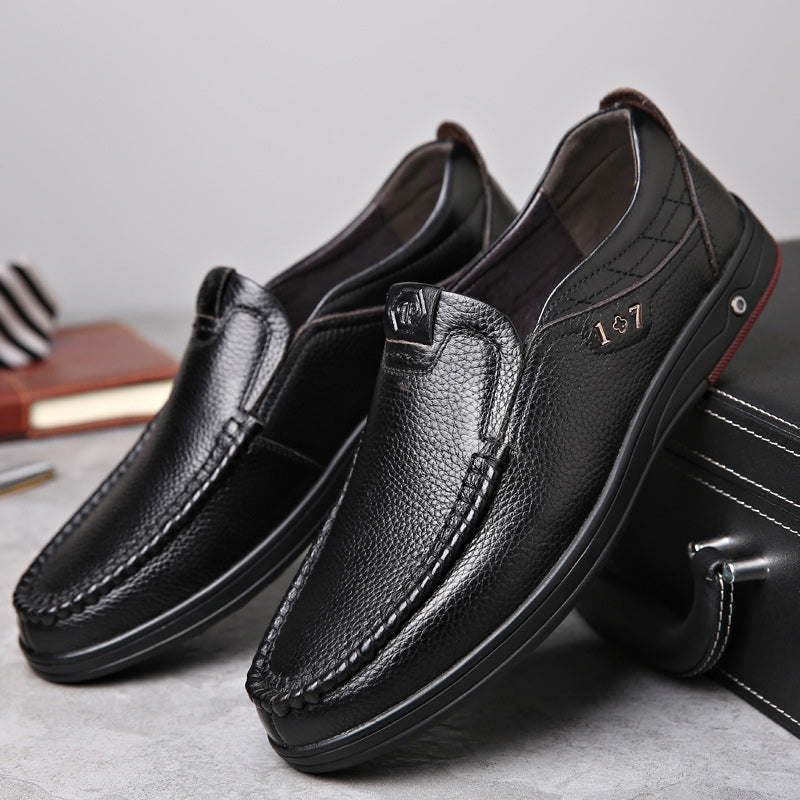Loafers van echt leer met zachte binnenzool voor heren