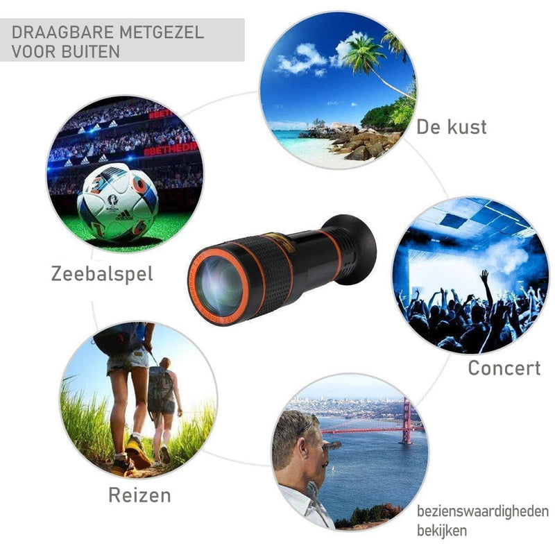 12X Telefoon Camera Lens Kit