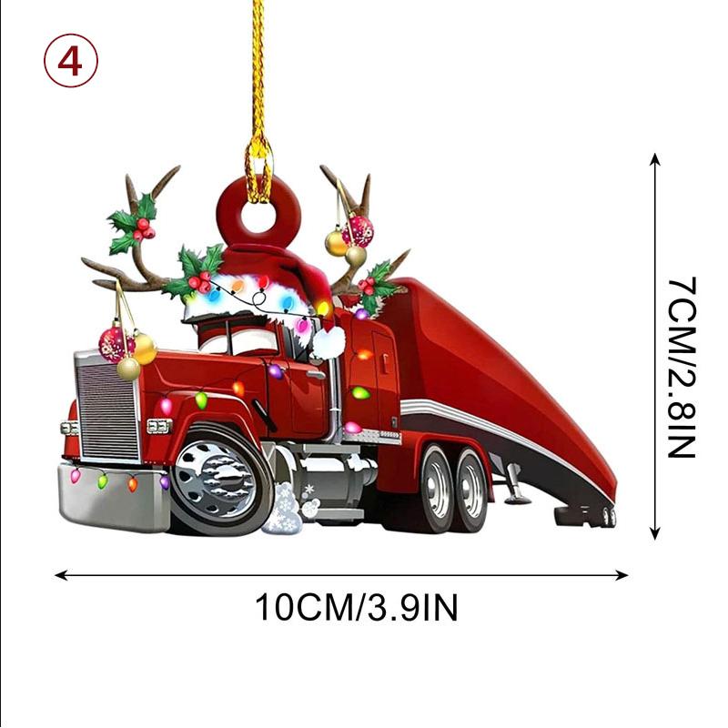 Auto-Boot-Kerstijzer Ornament
