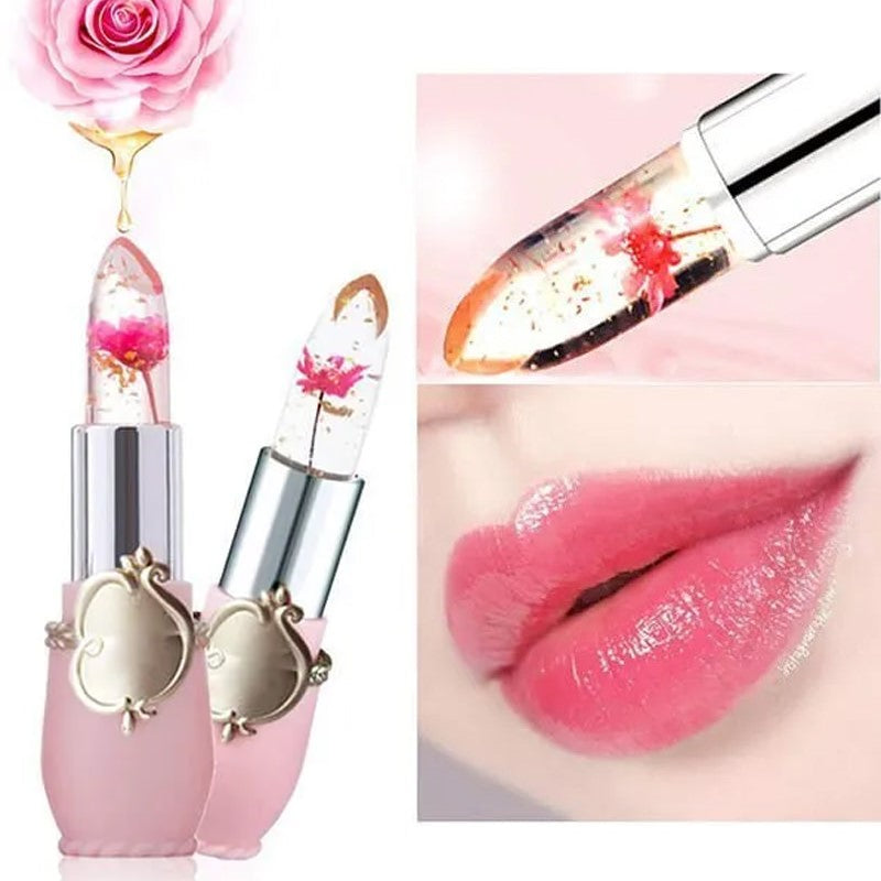 Crystal Jelly Bloem Kleur Veranderende Lippenstift