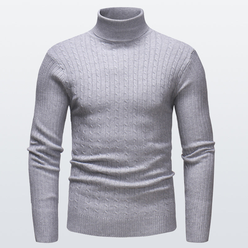 Men's Knitted Turtleneck Sweater
