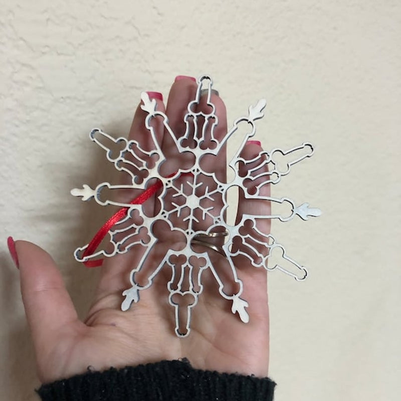 Kerst sneeuwvlok ornament
