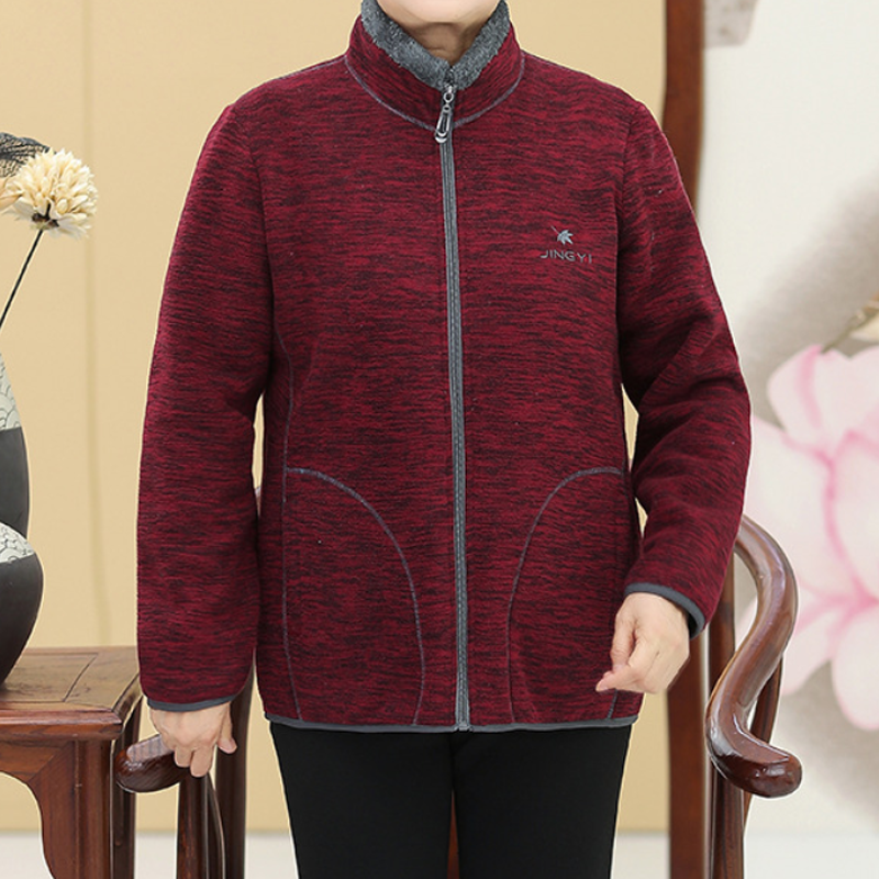 Warme fleece jas voor dames