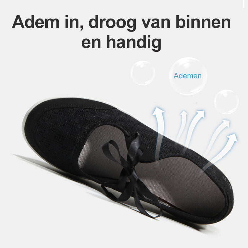 Dames lente schoenen slip op platform