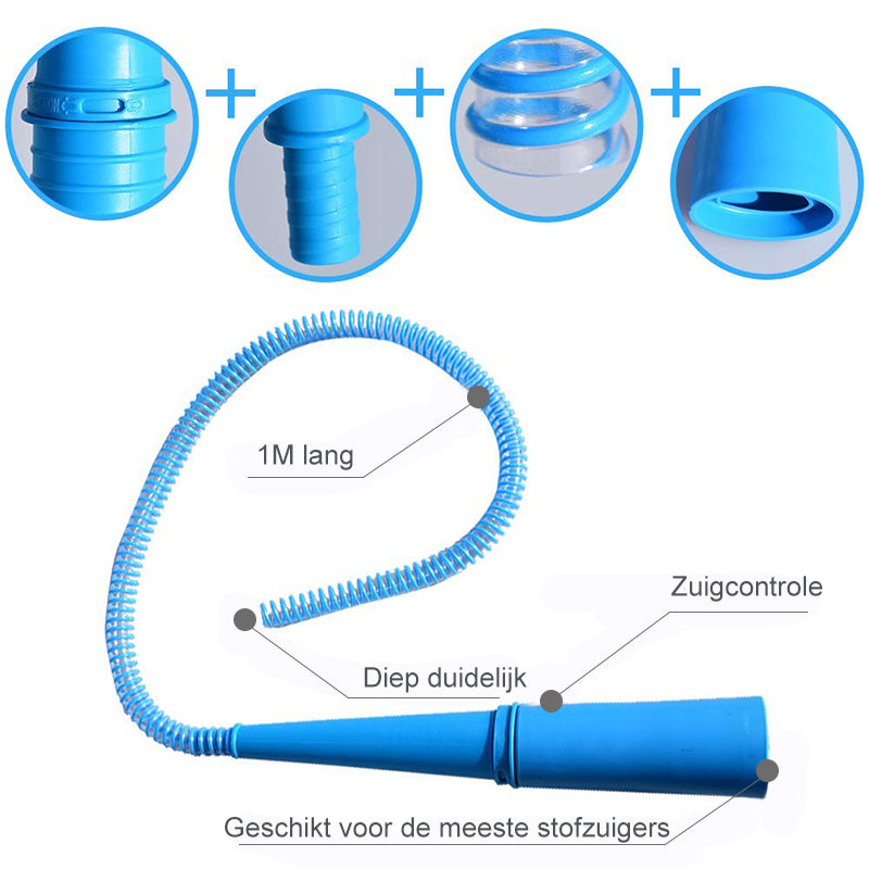 Droger Ventilator Vacuüm Slangkop Schoon Stof Pluisjes