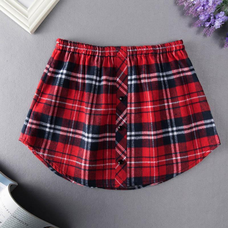 Dames hoge taille nep top lagere sweep