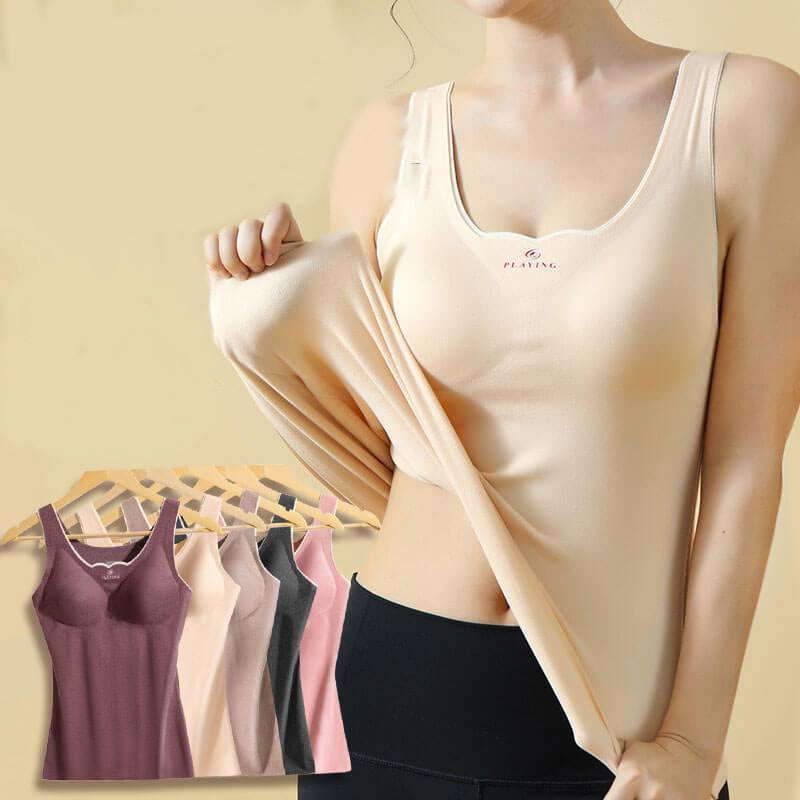 Fleece Naadloos Slank Ondergoed Vest