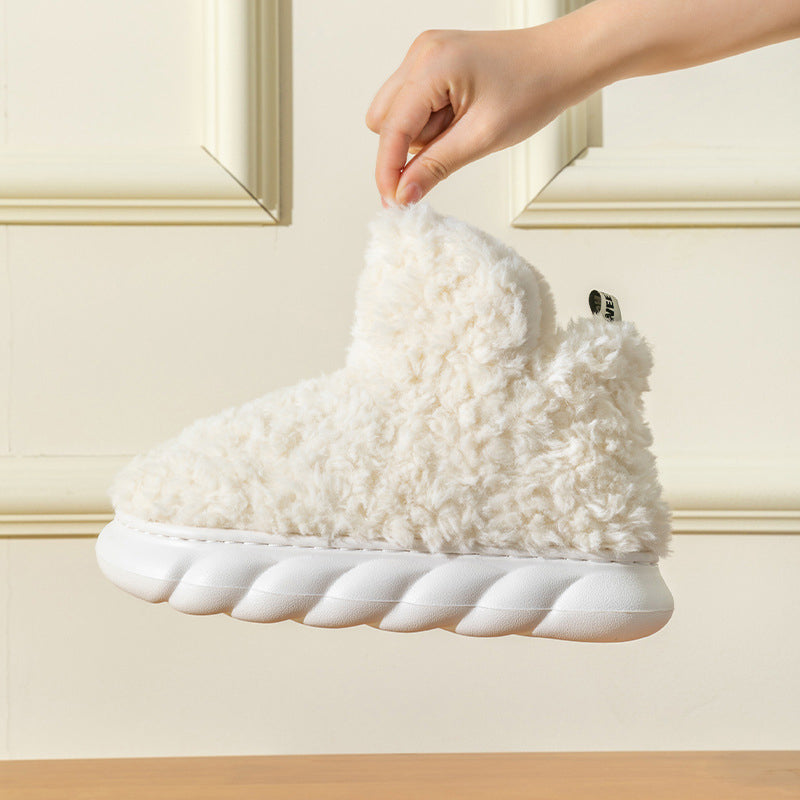 Heerlijke fleece slofjes